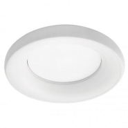 Plafonnier saillie fred led 35 w - 2940 lm 3000k blanc .Diamètre 400 mm