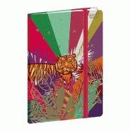 Quo Vadis - Carnet de notes - Jungle spirit - Multicolore - Pages Lignées - 15x21 cm - Papier Clairefontaine blanc - Fabrication française - blanc p