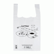 Sac "Boulangerie" réutilisable 26+12x45cm - par 500