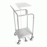 Sclessin 374.753S Chariot Porte-Sac Avec Couvercle et Pédale Professionnel - 374.753S