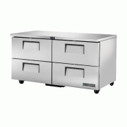 Sous-comptoir encastrable positif 4 tiroirs 78L True