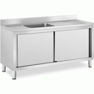Stainless Steel Sink - 1 basin - Royal Catering - Stainless steel - 160 x 60 cm - inox 4062859020666_0