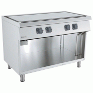 Teppanyaki électrique sur soubassement ouvert, 2 zones 1200x730x900 mm - VIRTUS - 0615402745673
