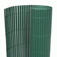 Vidaxl clôture de jardin double face 110x500 cm vert 317162