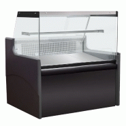 Vitrine comptoir réfrigérée droite série kric - l1280 x p975 x h1285 mm / 387 litres - 760w / 230 v