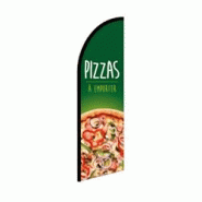 Voile drapeau PIZZAS A EMPORTER - H 2620 - Drapeaupublicitaire - textile 3770030285261 Voile drapeau PIZZAS A EMPORTER - H 2620 - Drapeaupublicitaire - textile 3770030285261