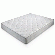VS Venta-stock Matelas Paris 140x200 cm à mémoire de Forme, 18 cm Épaisseur - blanc mousse 0-6025-00