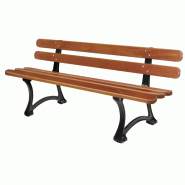 Banc SARAGOSSE Bois et Fonte 5 lames