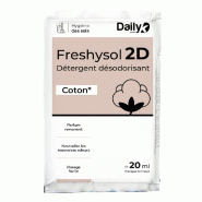 Détergent désodorisant FRESHYSOL 2D - Dosette 20ml x 250 Cotton - Daily K - 3700008344577