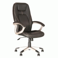 Forsage fauteuil de direction au design sport, ergonomique, synchrone. Noir