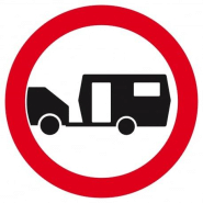 Interdit aux caravanes d.300mm TALIAPLAST | 622290 Interdit aux caravanes d.300mm TALIAPLAST | 622290