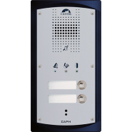 Portier téléphonique audio à 2 boutons d'appel conforme loi Handicap - CAPH 2B Portier téléphonique audio à 2 boutons d'appel conforme loi Handicap - CAPH 2B