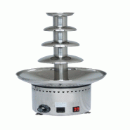 Schneider - Fontaine à chocolat, Hauteur : 60 cm, Acier inoxydable, Diamètre du fond 33 cm, 5,5 kg - argenté 255320 Schneider - Fontaine à chocolat, Hauteur : 60 cm, Acier inoxydable, Diamètre du fond 33 cm, 5,5 kg - argenté 255320