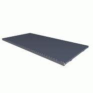 Tablette monobloc pour gondole GP25 anthracite L100xP50cm