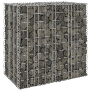 Vidaxl mur en gabion avec couvercles acier galvanisé 100x60x100 cm 147813