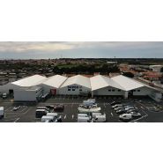 Bâtiment industriel démontable isolé avec double toiture brevetée - LOCABRI