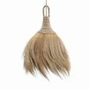 Bazar Bizar Suspension en herbe d’abaca 50x50x50 cm naturelle - beige Matériau naturel JARE009N-L