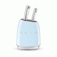 Bloc de 6 couteaux Bleu - Autre Inox Smeg 15.2x20 cm - bleu inox 8017709344207 Bloc de 6 couteaux Bleu - Autre Inox Smeg 15.2x20 cm - bleu inox 8017709344207