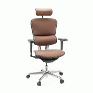 Chaise de bureau / fauteuil de direction ERGOHUMAN ULTRA L GEN2 cuir marron hjh OFFICE - marron cuir 652324