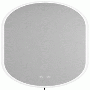 CLP Miroir de salle de bain Barbora Verre HBT: 80x50x3 cm 60x90 cm - transparent verre 327893 CLP Miroir de salle de bain Barbora Verre HBT: 80x50x3 cm 60x90 cm - transparent verre 327893