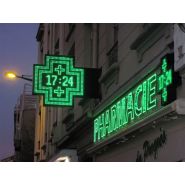 Enseigne pharmacie - activ' communication - format 858 x 1198 mm