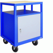 Etabli mobile - servante p 600 t - 57 x 60 cm - 1 porte