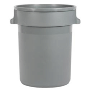 Poubelle plastique Jantex 120L - gris plastique L623 Poubelle plastique Jantex 120L - gris plastique L623