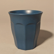 Gobelet réutilisable bleu canard modèle Phoenix 200ml Ø8,9x 8,9 cm - par 24