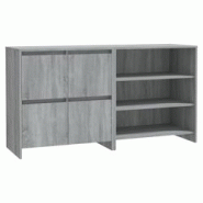 Helloshop26 - Buffet bahut commode armoire meuble de rangement organisateur cuisine salle de séjour salons lot de 2 sonoma bois 02_0036972 - 30002131 Helloshop26 - Buffet bahut commode armoire meuble de rangement organisateur cuisine salle de séjour salons lot de 2 sonoma bois 02_0036972 - 30002131