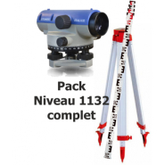 Niveau optique Stonex - précision 1.5 mm/Km - PACK STAL1132D avec trépied et mire télescopique Niveau optique Stonex - précision 1.5 mm/Km - PACK STAL1132D avec trépied et mire télescopique