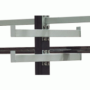 Paire de bras double face l.350 mm rayonnage cantilever - 7107905