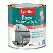 Peinture meuble et boiserie rénov SYNTILOR blanc mat 0.5 l