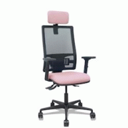 Piqueras y Crespo Silla Bormate asincro malla negra asiento bali rosa brazos 2D ruedas 65mm cabecero regulable - rose multi-matériau 405ASM840B710B2B Piqueras y Crespo Silla Bormate asincro malla negra asiento bali rosa brazos 2D ruedas 65mm cabecero regulable - rose multi-matériau 405ASM840B710B2B