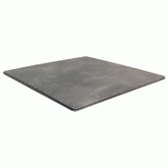 Plateau carré de table extérieur Smartline 60x60cm décor dark slate