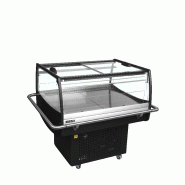 Réfrigérateur noir pour achats impulsifs (îlot) | tefcold - PDC90SL-2