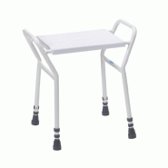 Tabouret rectangle de douche avec accoudoirs - TBRRDCH-ID01/AC