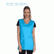 Chasuble de travail femme en coton et polyester - 3 poches - AZALEE REMI CONFECTION - Ref R-2832_0