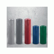 Borne PLAISANCE - Hauteur 80 cm - Diamètre 22 cm - Acier S235 - Option platine