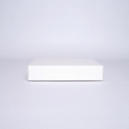 Campana cloche boîte 25x20x5cm blanc brillant 50 unités