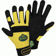 Gant de vélo Anti-Schock taille S noir/jaune Cuir synthétique / élasthanne EN 388 catégorie EPI II LEIPOLD+Dà -HLE Gant de vélo Anti-Schock taille S noir/jaune Cuir synthétique / élasthanne EN 388 catégorie EPI II LEIPOLD+Dà -HLE