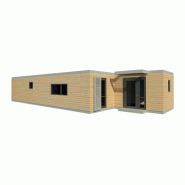 Maison modulaire mobile NOVA 61 m² clé en main - container habitable tout compris