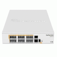 Mikrotik CRS328-24P-4S+RM Commutateur réseau géré L2/L3 Gigabit Ethernet (10/100/1000) Power over Ethernet (PoE) 1U Blanc - blanc CRS328-24P-4S+RM