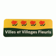 Panneau villes et villages fleuris - signalisation personnalisable avec 1 à 4 fleurs Panneau villes et villages fleuris - signalisation personnalisable avec 1 à 4 fleurs
