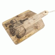 Planche à découper en bois vins et fromages Sil - marron 5024418345152 Planche à découper en bois vins et fromages Sil - marron 5024418345152
