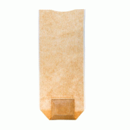 Sachet confiseur polykraft fond plat 10x22cm - par 100