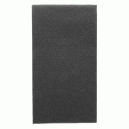 Serviette intissé épais noir 1/8 40x40cm - par 750