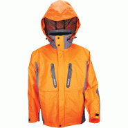 Veste déperlante et respirante orange - Taille L - Normes EN 343 Classe 3-3 - Solidur