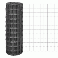 Vidaxl clôture euro acier 25 x 0,8 m gris 142514 Vidaxl clôture euro acier 25 x 0,8 m gris 142514