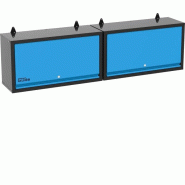 Armoire d'atelier suspendue gws 2t xl - 1700 x 460 mm - armoire murale Armoire d'atelier suspendue gws 2t xl - 1700 x 460 mm - armoire murale