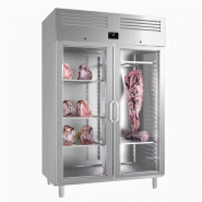 Armoire de maturation dry-aging - 1240 L - 2 portes vitrées - Inox | GGM Gastro